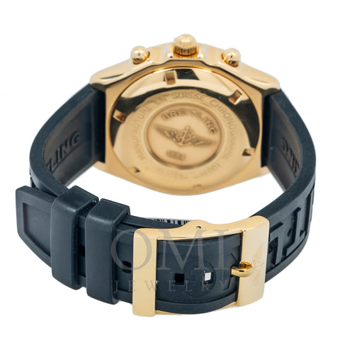 Breitling Crosswind Chronograph K13055 43MM Black Dial With Rubber Bracelet