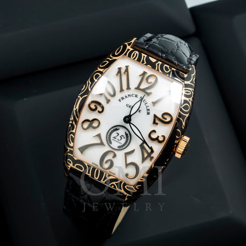 Franck Muller Cintree Curvex 25th Anniversary 8880 42MM White Dial