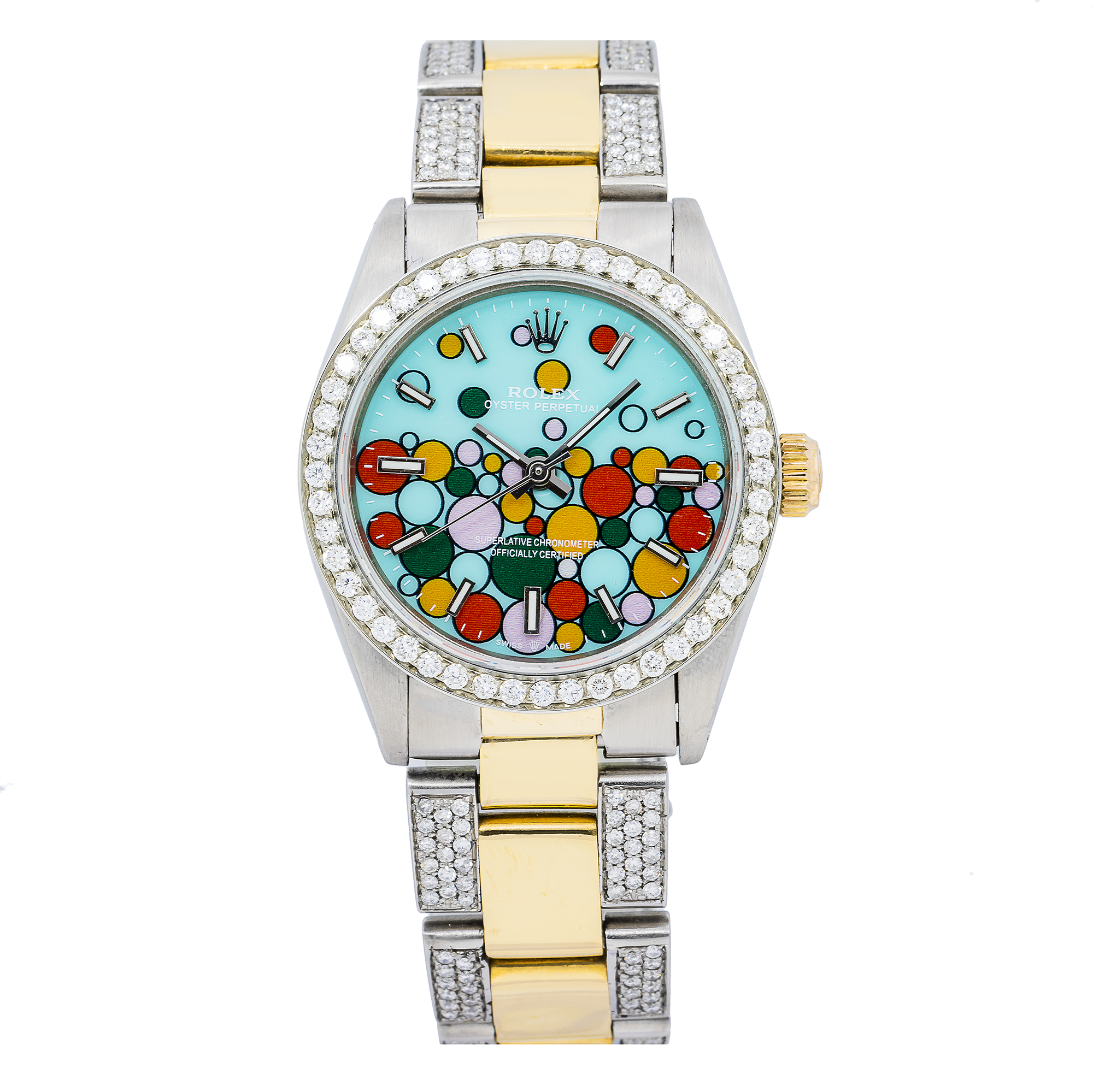 Rolex Oyster Perpetual 31MM 6748 Turquoise Celebration Dial Rolex Oyster Perpetual 31MM 6748 Turquoise Celebration Dial