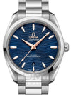 OMEGA SEAMASTER AQUA TERRA 150M CO-AXIAL MASTER CHRONOMETER LADIES 38MM STAINLESS STEEL BLUE DIAL 220.10.38.20.03.002 WITH STEEL BRACELET