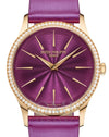 Patek Philippe Calatrava Ladies Joaillerie Rose Gold Purple Dial 4997/200R-001
