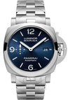 PANERAI LUMINOR MARINA STAINLESS STEEL 44MM BLUE DIAL PAM01316 WITH STAINLESS STEEL BRACELET