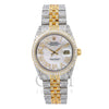 Rolex Datejust 116203 36MM White Mother of Pearl Diamond Dial With 8.25 CT Diamonds