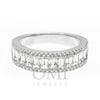 Ladies 14K White Gold Ring with 1.95 CT  Baguette and Round Diamonds