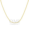 10k Yellow Gold 2mm Laser Moon Chain Available In Sizes 18"-26"