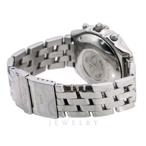 Breitling Chronomat A13050 40.5MM Black Dial With Stainless Steel Bracelet