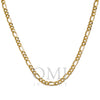 10K Yellow Gold 3.43mm Hollow Figaro Chain Available In Size 18"-26"