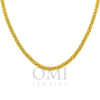 10k Yellow Gold 4.12mm Moon Laser Chain Available In Sizes 18"-26"