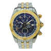 Breitling Chronomat Evolution Stainless Steel & Yellow Gold with Blue Dial 44mm