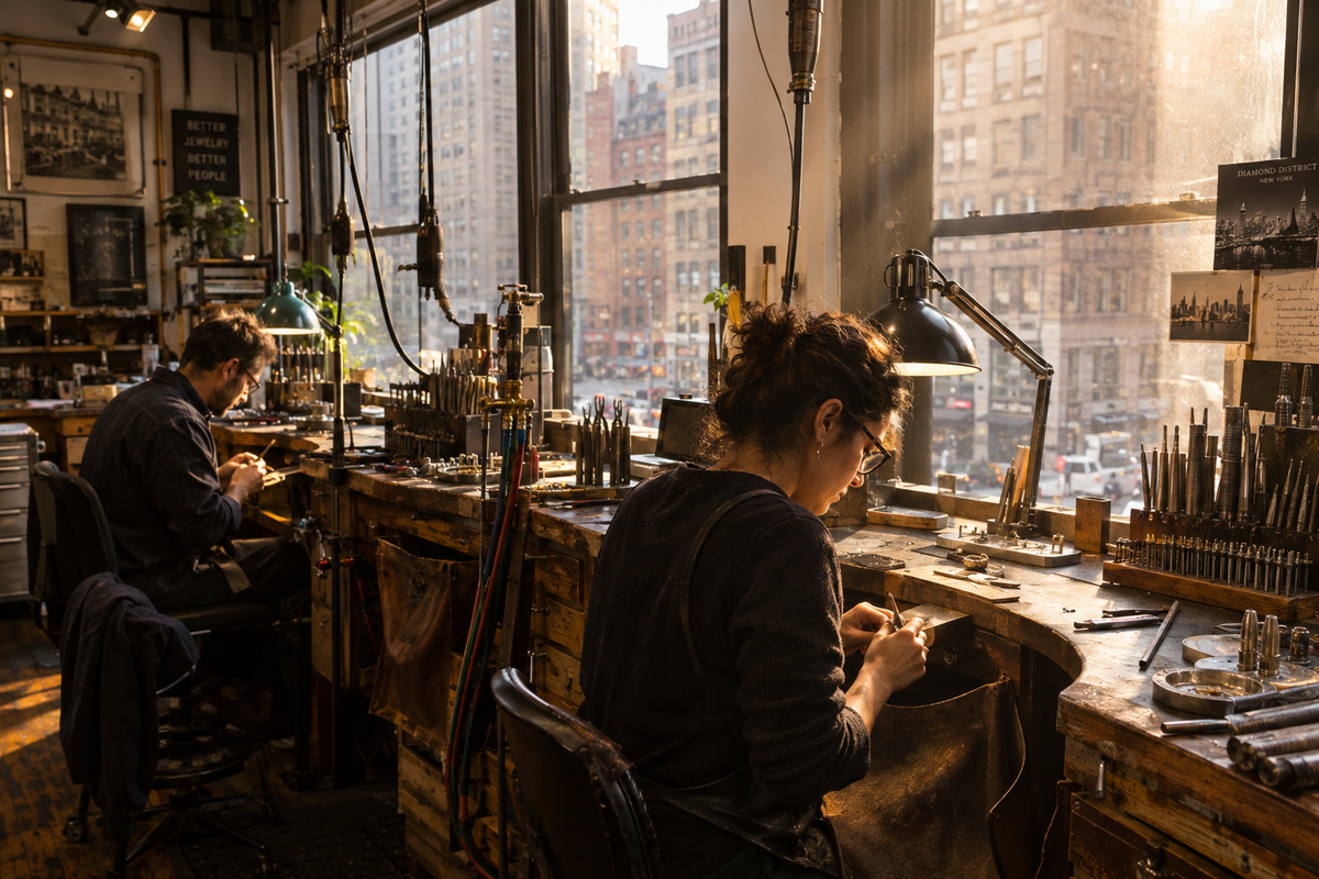 Inside NYC’s Diamond District: The Craftsmanship Behind Custom Jewelry