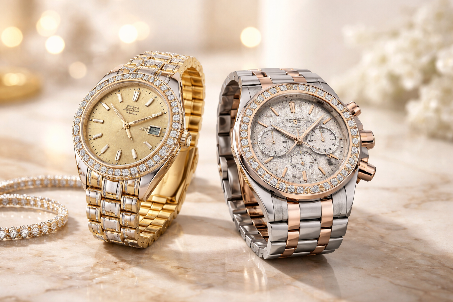 Diamond Bezel Watches