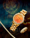 ROLEX DAY-DATE 36MM & YELLOW GOLD SET