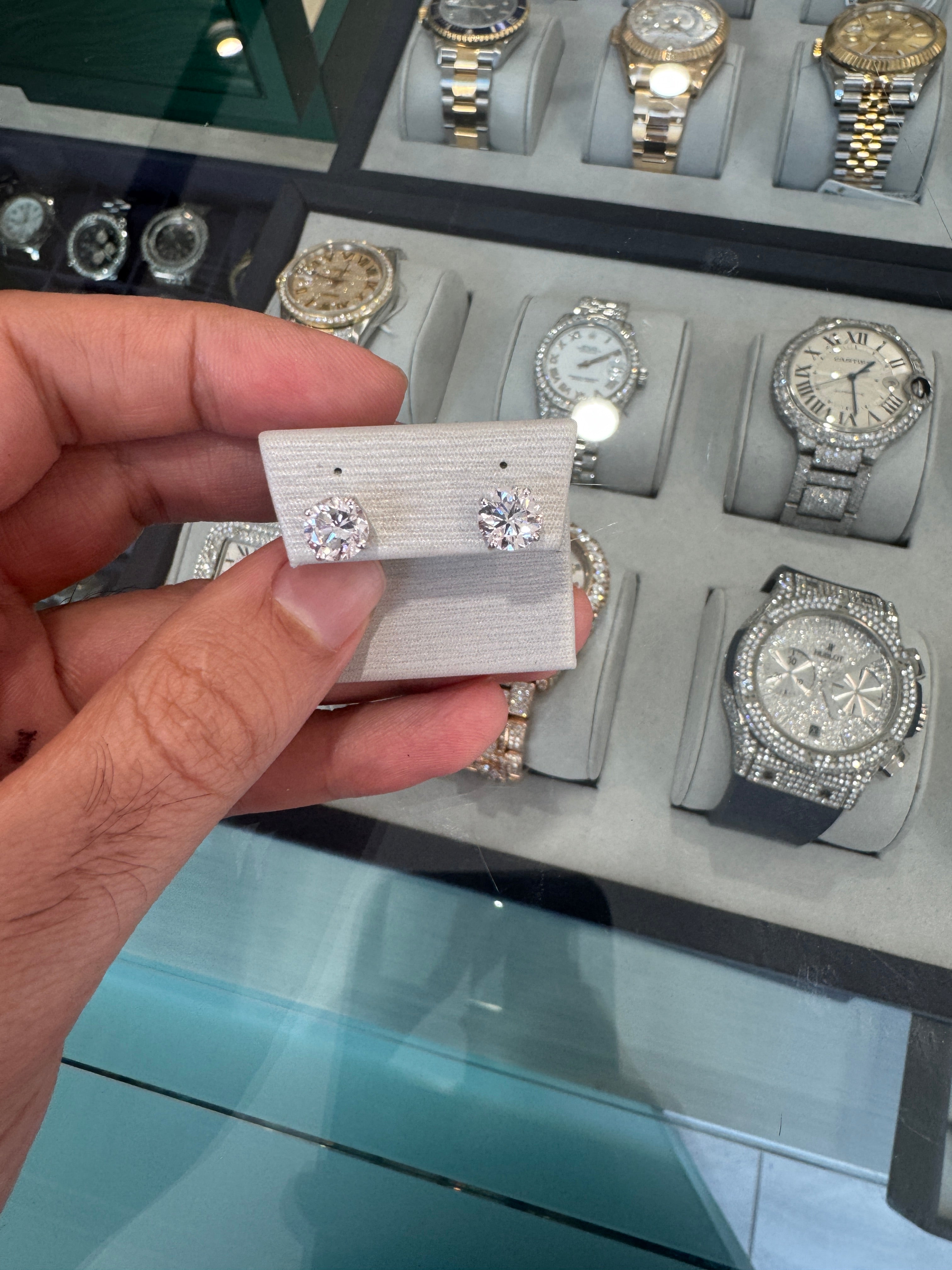 0.6ct total lab grown