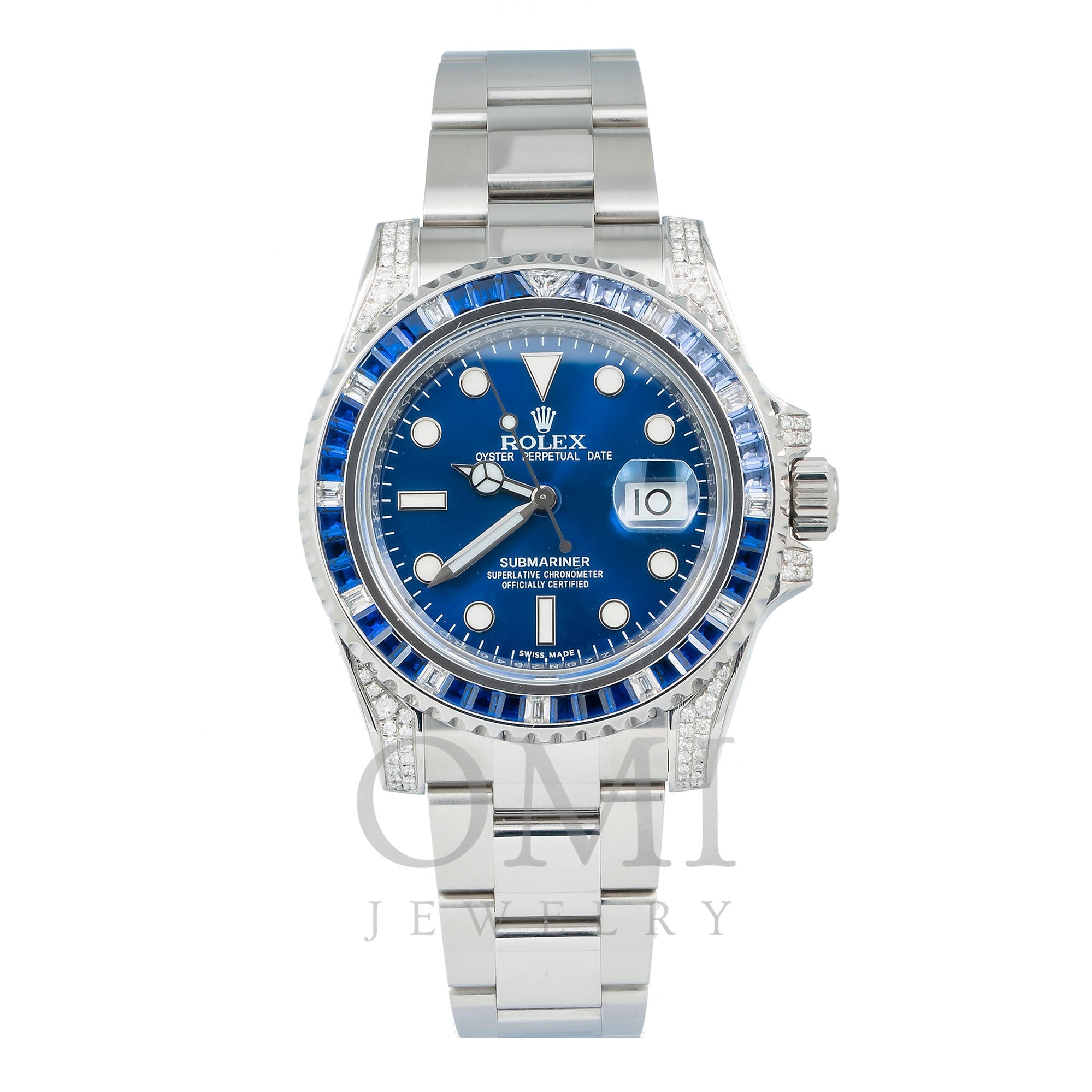 Rolex Submariner Date 116613LB 40MM Blue Dial With Two Tone Bracelet - OMI  Jewelry