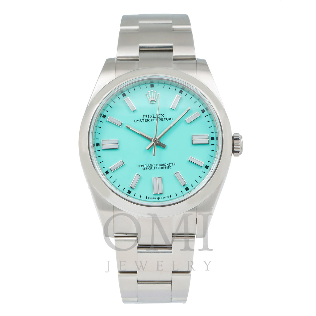 Rolex Oyster Perpetual 124300 41MM Turquoise Dial With Oyster Bracelet