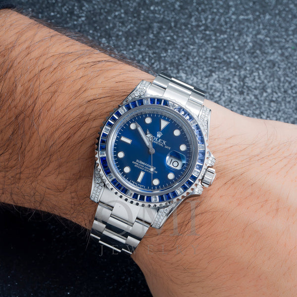 Rolex Submariner Date 116613LB 40MM Blue Dial With Two Tone Bracelet - OMI  Jewelry