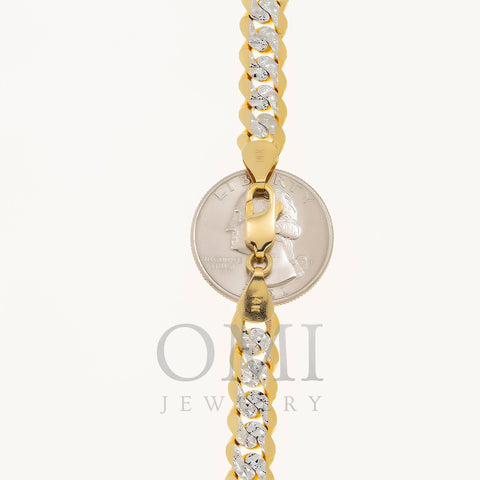 14K GOLD 24MM FLAT CUBAN LINK CHAIN - OMI Jewelry