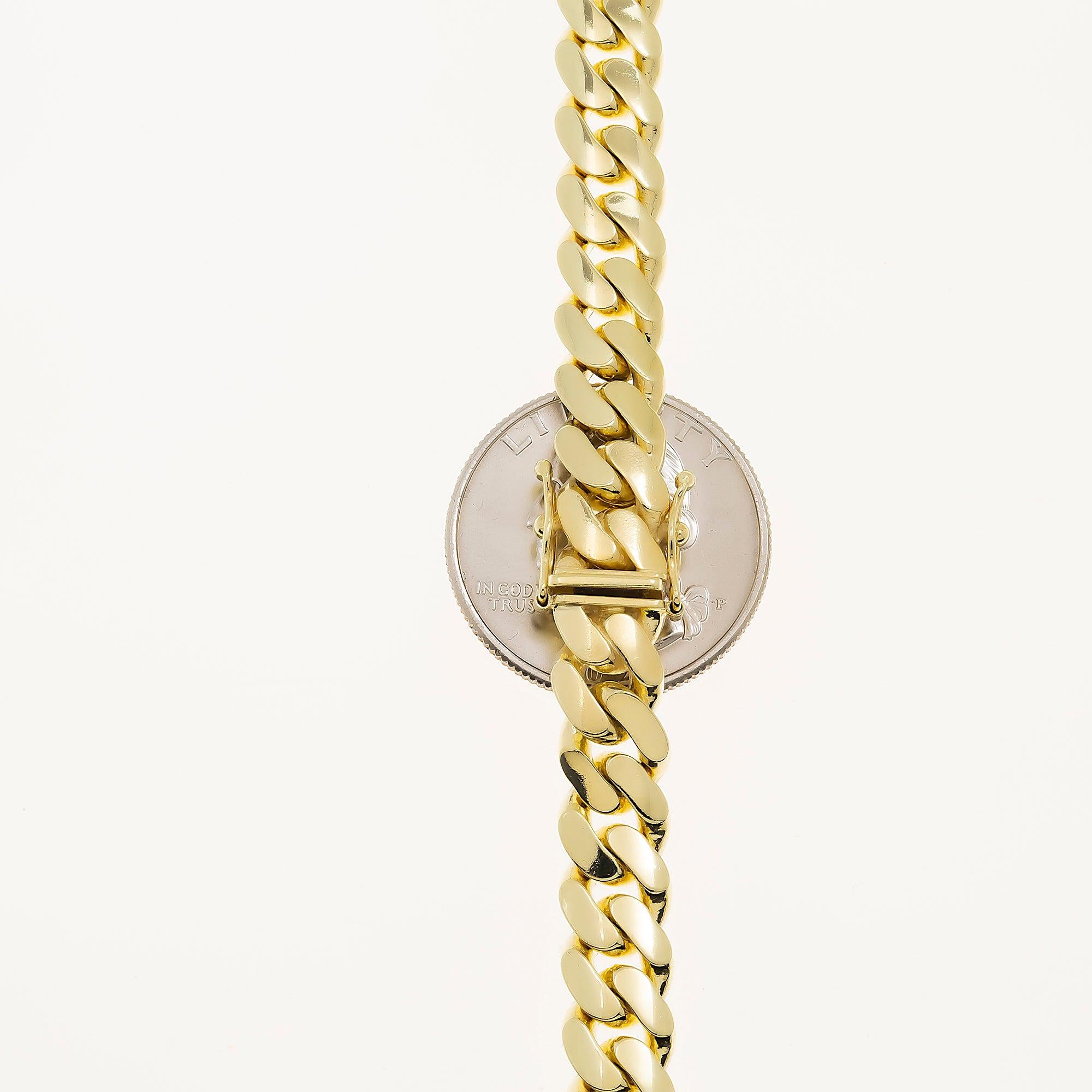 14K GOLD 8.55MM CUBAN LINK CHAIN