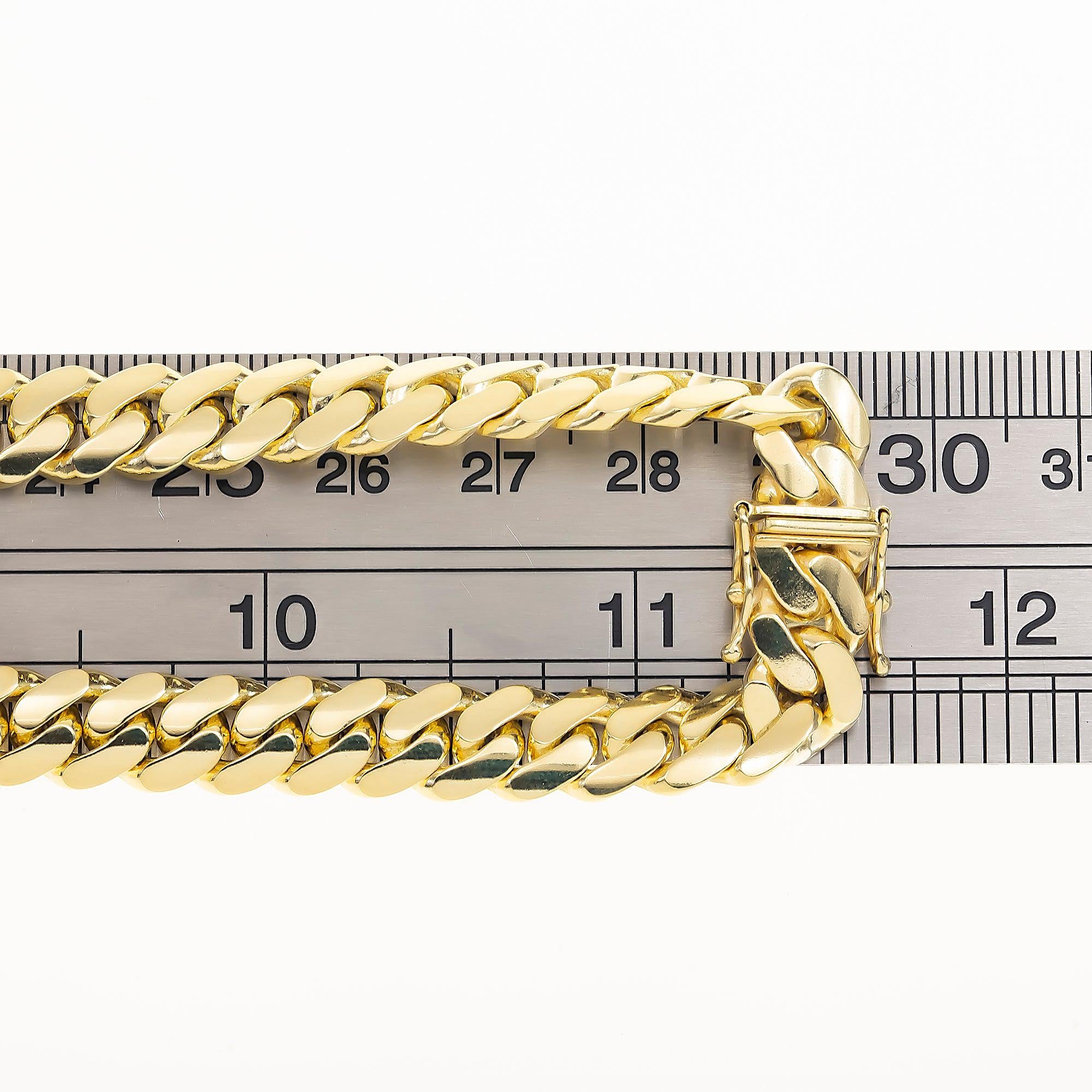 14K GOLD 8.55MM CUBAN LINK CHAIN