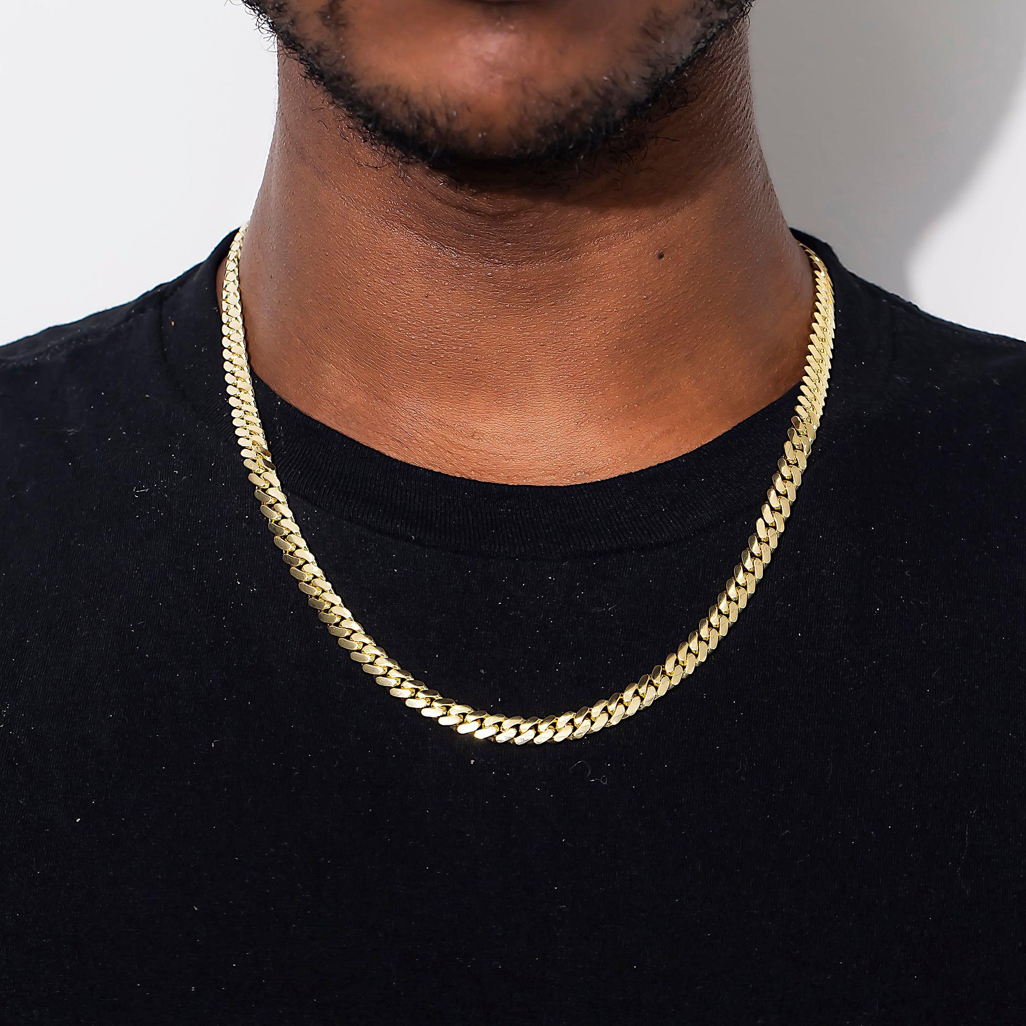 14K GOLD 8MM CUBAN LINK CHAIN