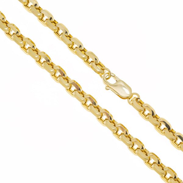 14K GOLD 4MM BOX CHAIN - OMI Jewelry