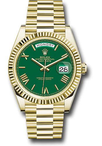 Rolex president shop green dial