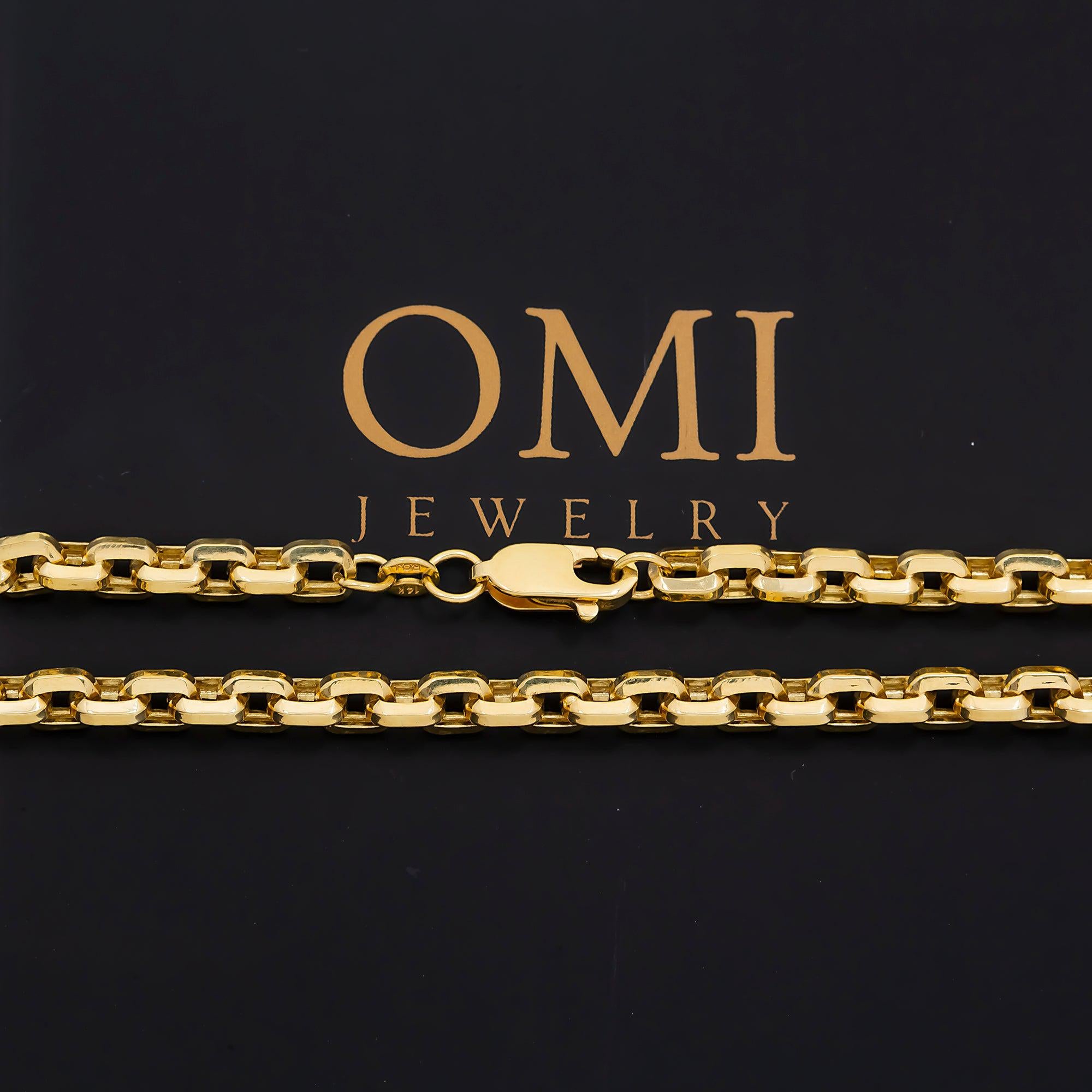 14K GOLD 3MM BOX CHAIN