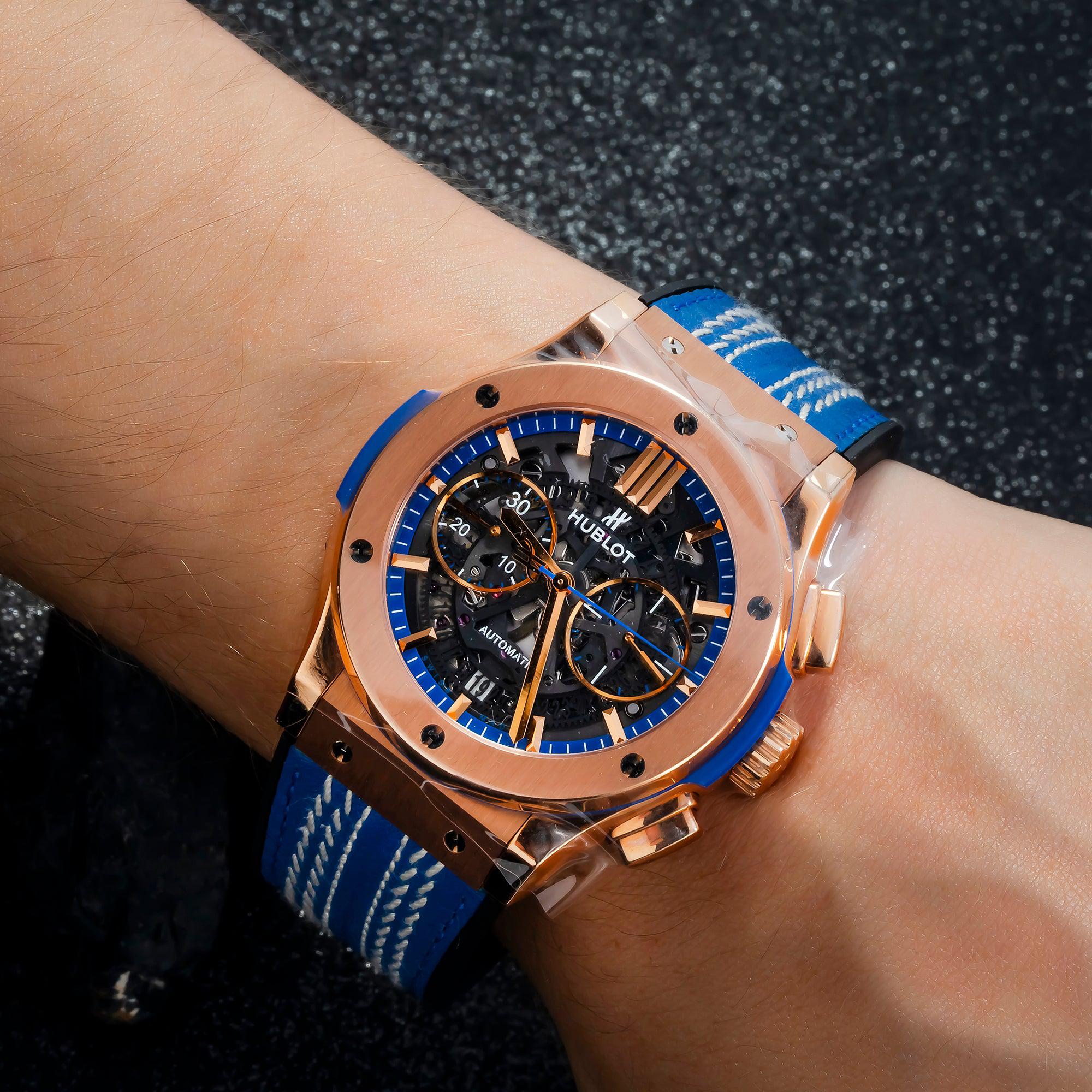 Hublot Classic Fusion Aerofusion 18K King Gold Limited Edition 525.OX.0129.VR Skeleton Dial