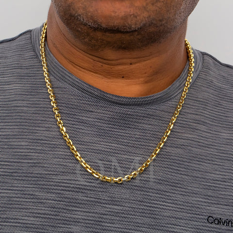 Gold Box Chain Necklace for Men — WE ARE ALL SMITH