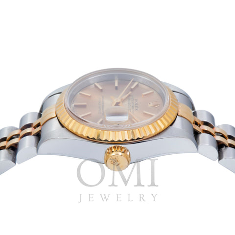 Rolex Datejust 69173 26MM Champagne Dial With Two Tone Jubilee Bracelet