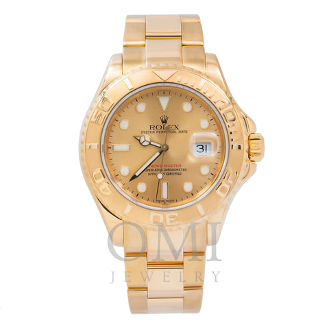 Rolex Yacht-Master 16628 40MM Champagne Dial And Yellow Gold Oyster Bracelet