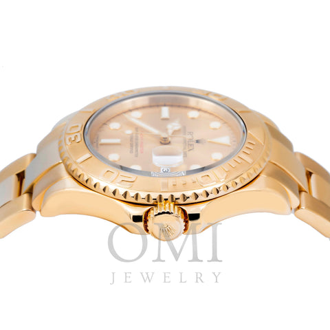 Rolex Yacht-Master 16628 40MM Champagne Dial And Yellow Gold Oyster Bracelet