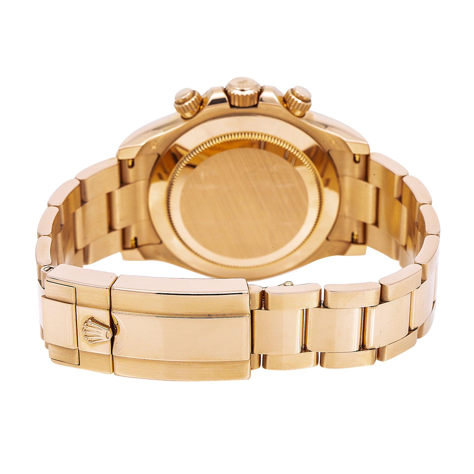 Rolex Cosmograph Daytona 40MM 116505 Black Dial Tachymeter Bezel 18K Rose Gold Oyster Bracelet