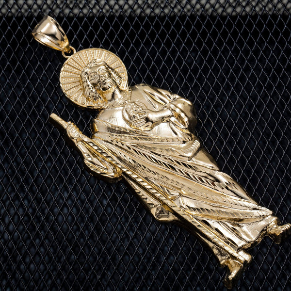 ❤️ 10k gold pendant San Judas - Saint purchases Jude