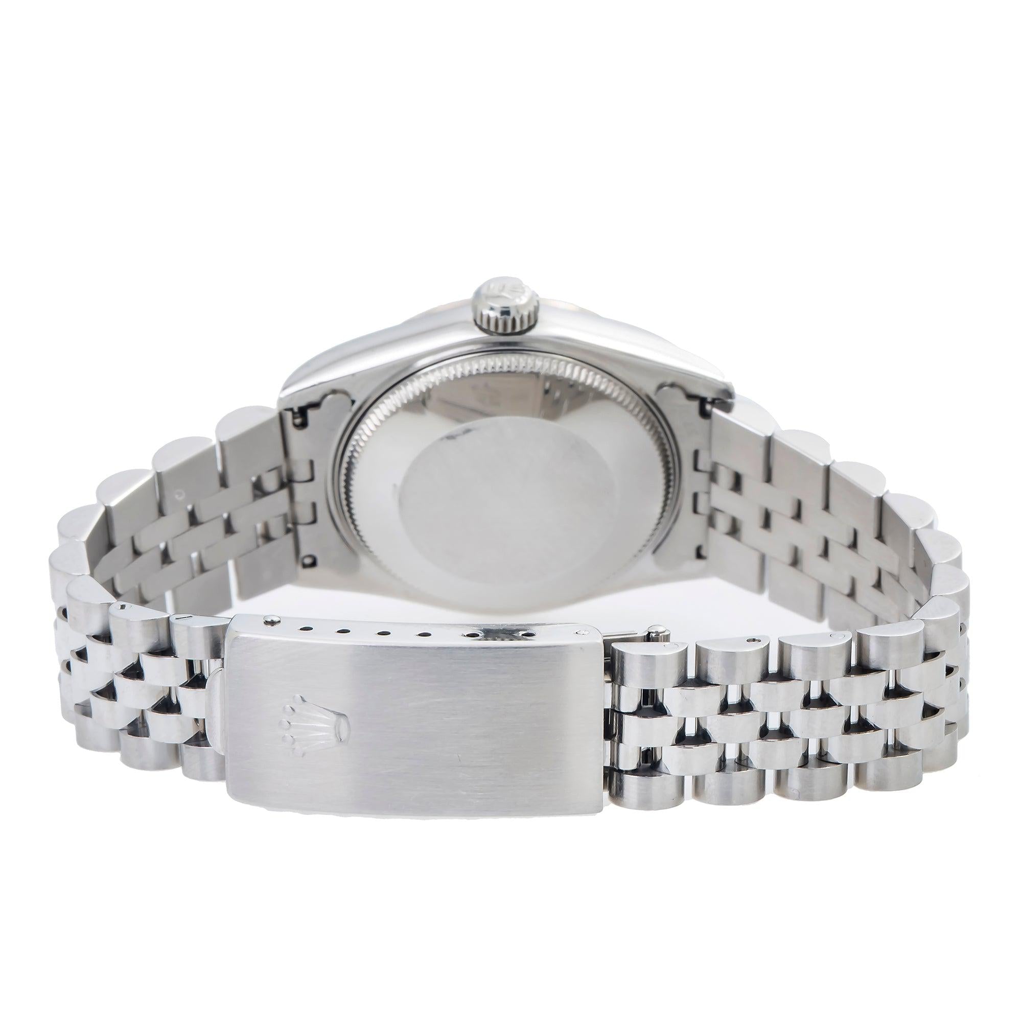 Rolex Datejust 31MM 78274 White Roman Dial Fluted Bezel Stainless Steel Jubilee Bracelet