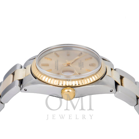Rolex Datejust 6824 31MM Champagne Dial With Two Tone Oyster Bracelet
