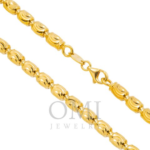 10K GOLD 3.85MM SOLID BARREL CHAIN