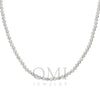 10K GOLD 4.91MM SOLID MOON BEAD CHAIN