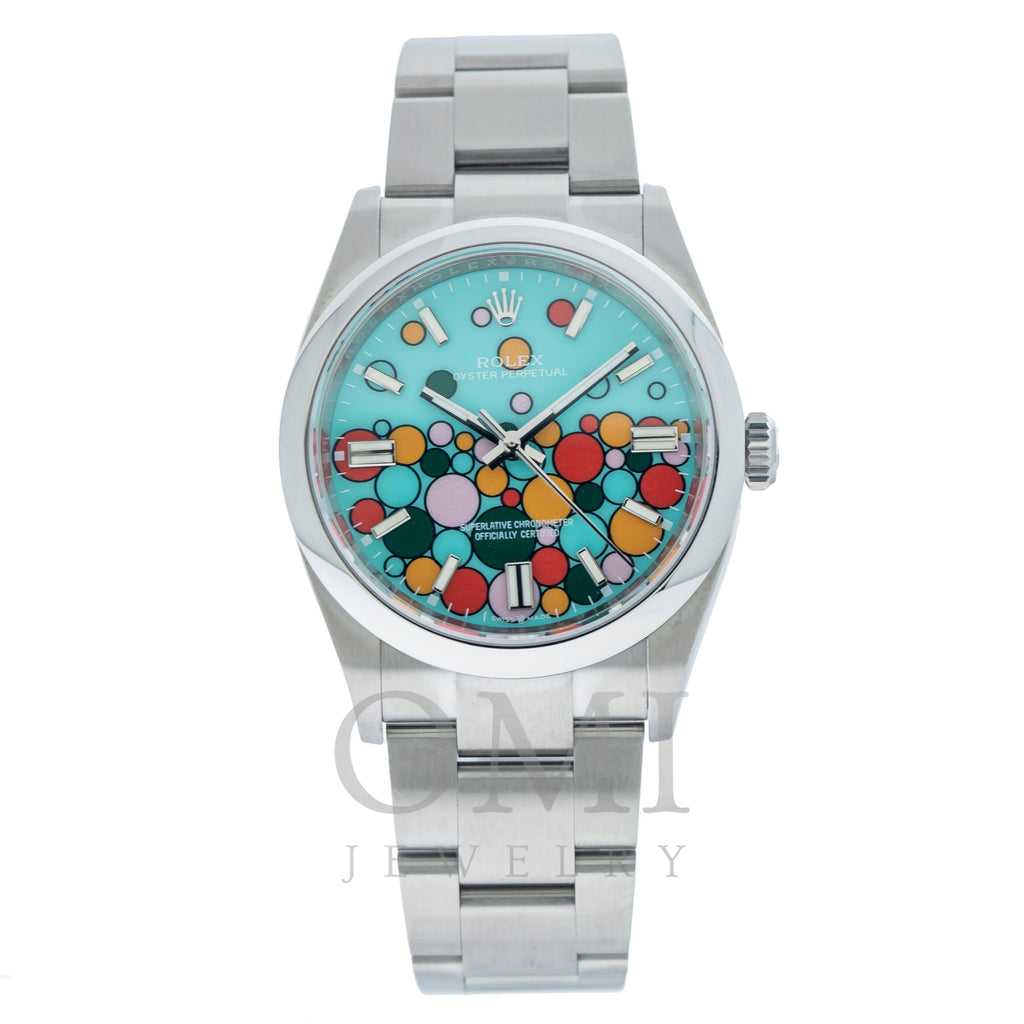 Rolex Oyster Perpetual 126000 36MM Turquoise Celebration Dial With Oyster Bracelet