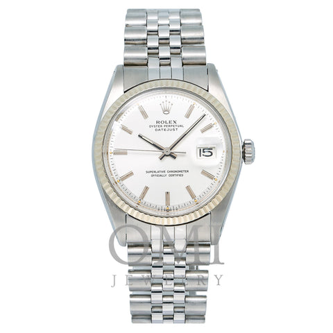 Rolex Datejust 1601 36MM Silver Dial With Stainless Steel Jubilee Bracelet