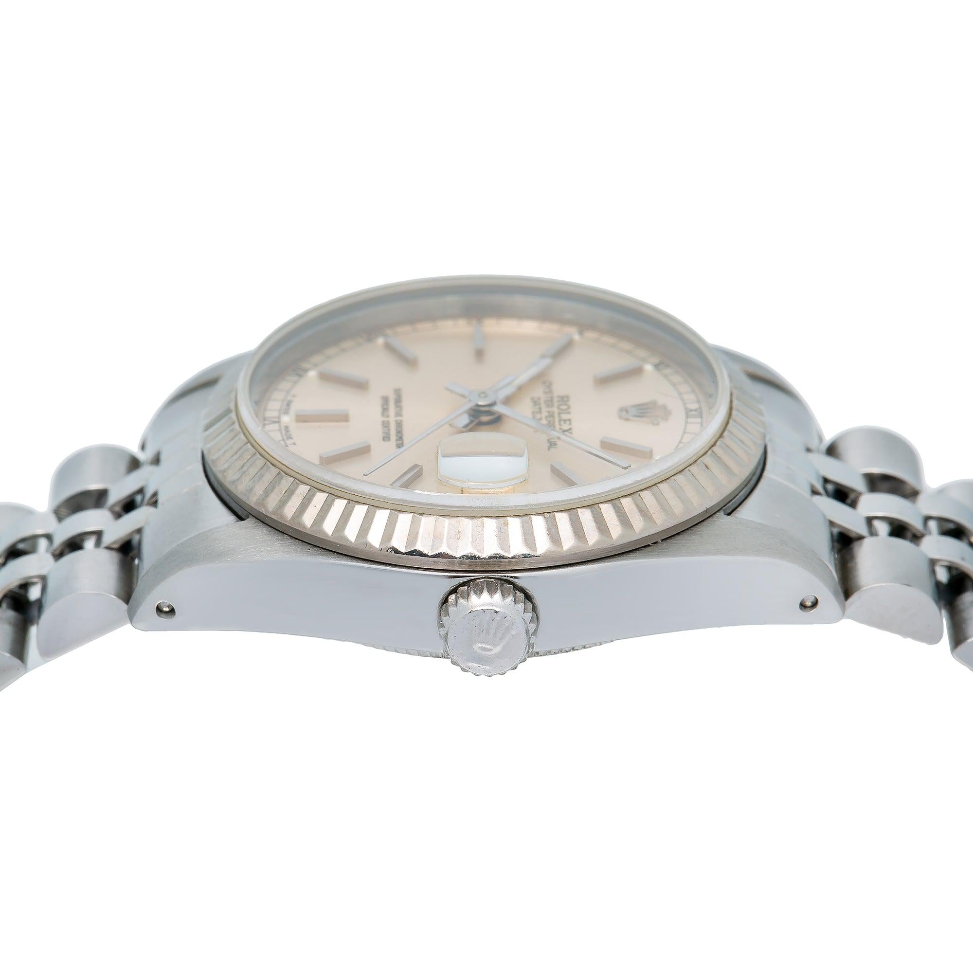 Buy Rolex Datejust 31MM 78274 Silver Dial Fluted Bezel Stainless