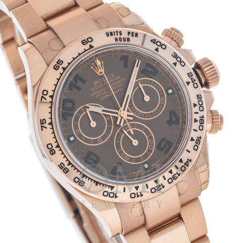 Rolex Daytona 116505 40MM Chocolate Dial With Rose Gold Oyster Bracelet