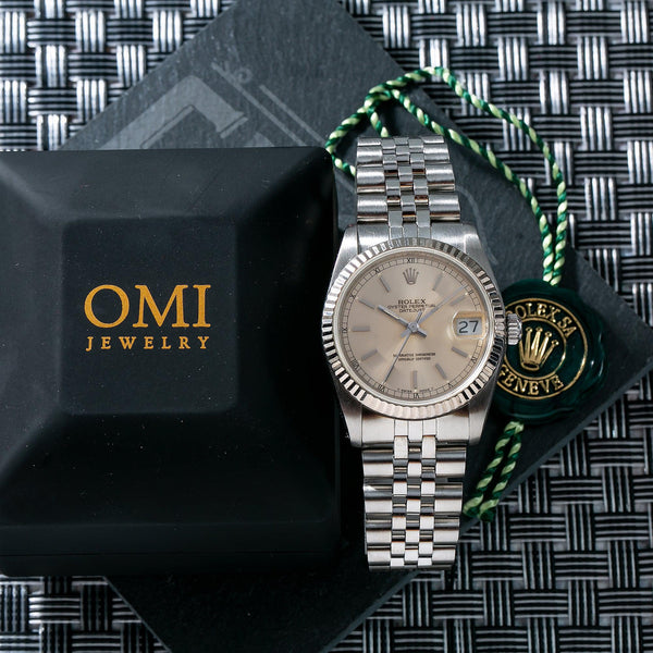 Buy Rolex Datejust 31MM 78274 Silver Dial Fluted Bezel Stainless