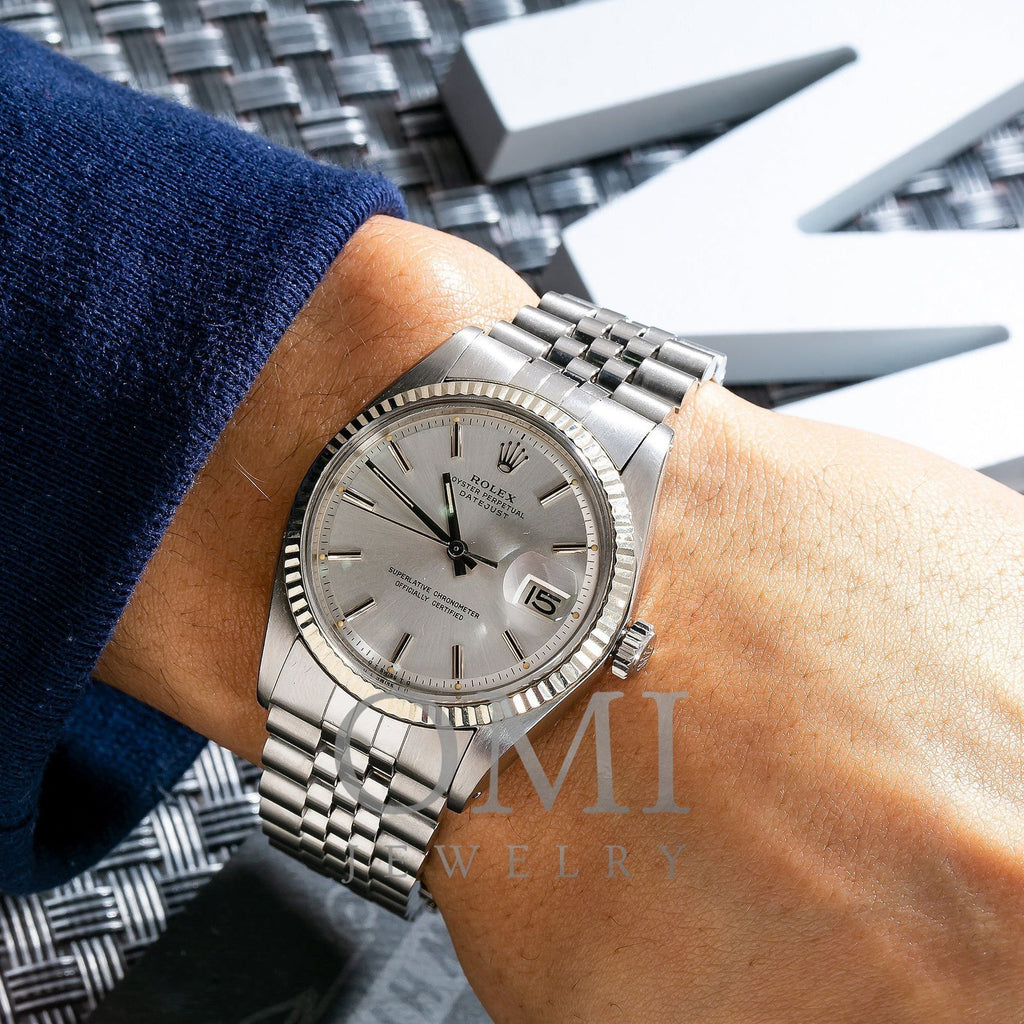 Rolex Datejust 1601 36MM Silver Dial With Stainless Steel Jubilee Bracelet