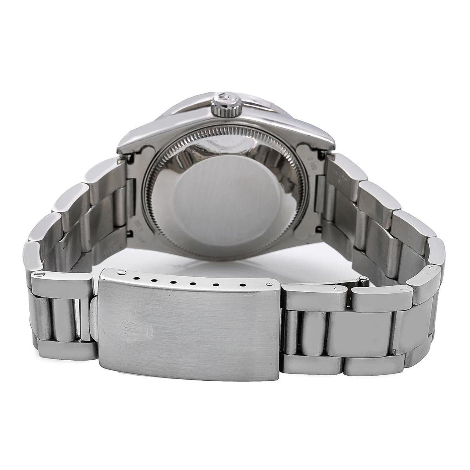 Rolex Datejust 31MM 78240 Silver Diamond Dial Diamond Bezel Stainless Steel Oyster Bracelet 1.3ct