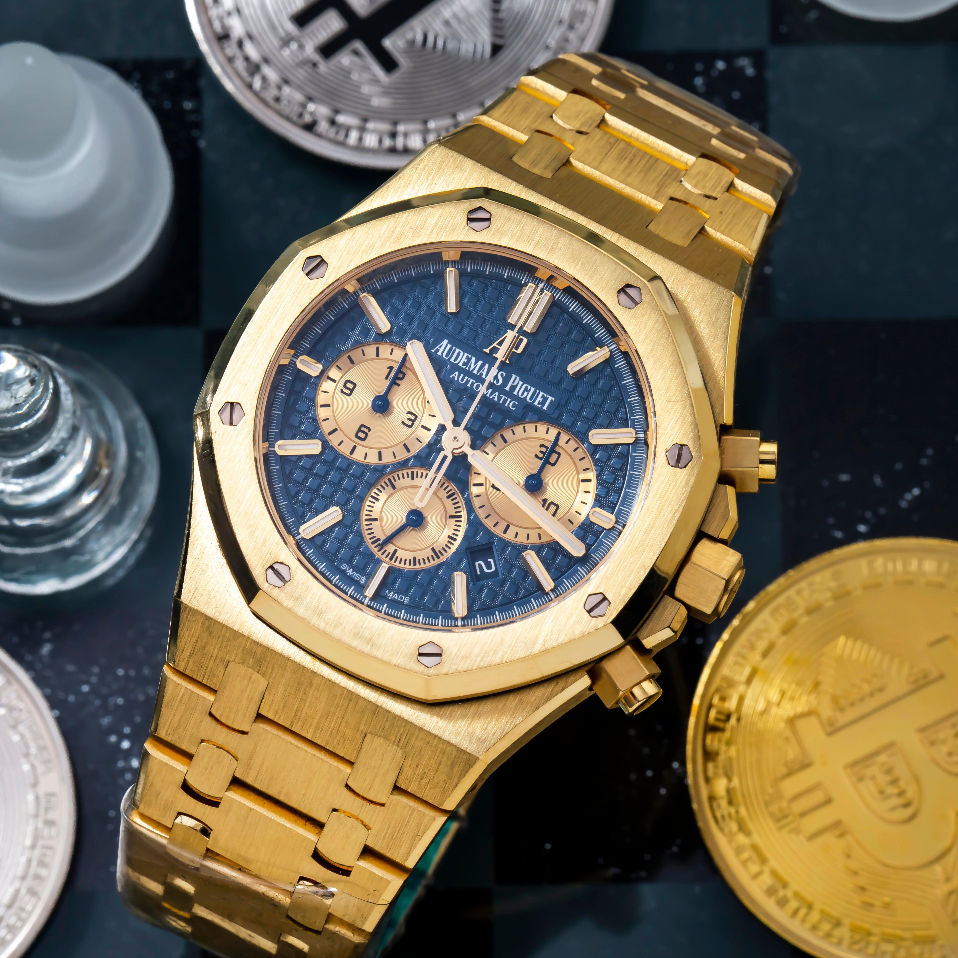 Audemars Piguet Royal Oak Chronograph 42MM Blue Dial 26331BA