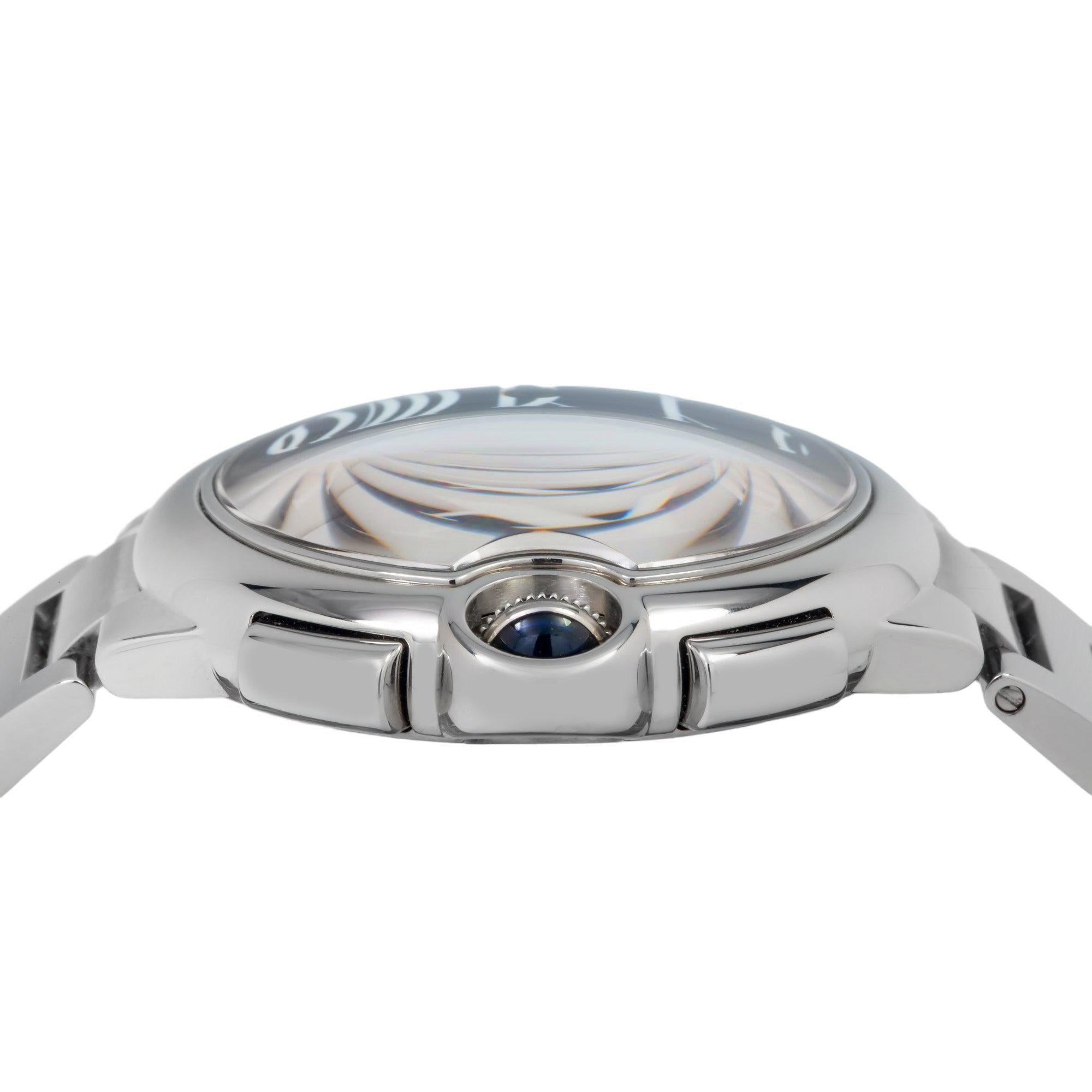 Cartier Ballon Bleu W6920025 Stainless Steel 44MM Black Dial