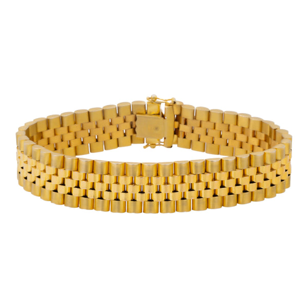 Rolex style hotsell gold bracelet