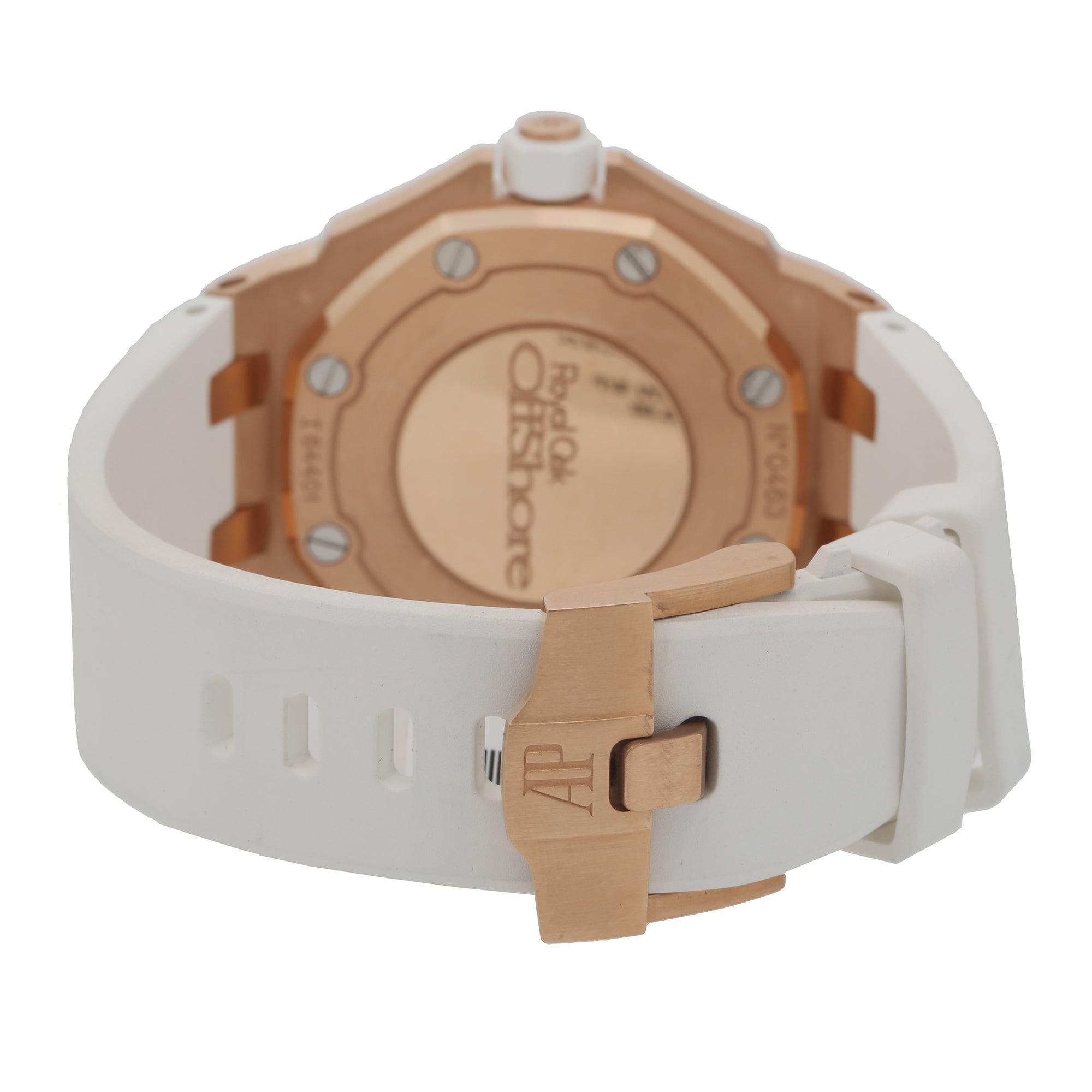 Audemars Piguet Royal Oak Offshore 67540OK 37MM White Dial With Diamond Bezel