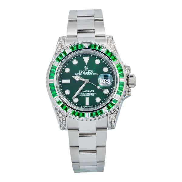 Rolex submariner sale emerald green